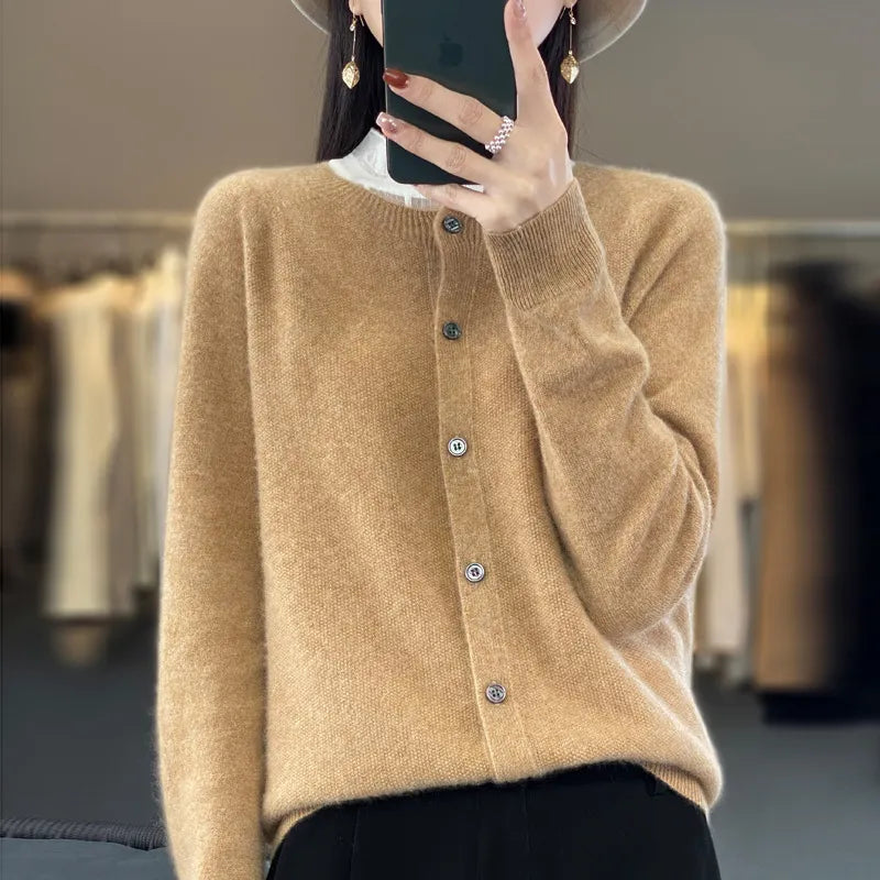 Ida™ Mysig Ull Cardigan