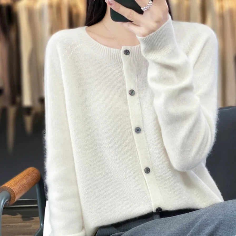 Ida™ Mysig Ull Cardigan