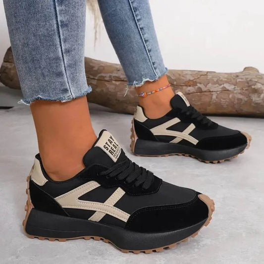 Selina™ Halkfria Ortopediska Sneakers – Bekväma, Stabila och Andningsbara