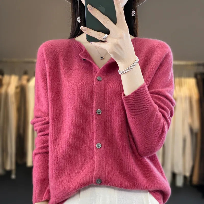 Ida™ Mysig Ull Cardigan