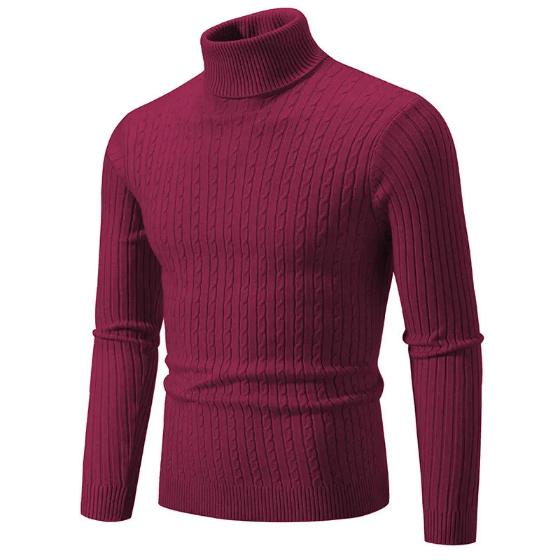 David™ Varm Casual Turtleneck Tröja