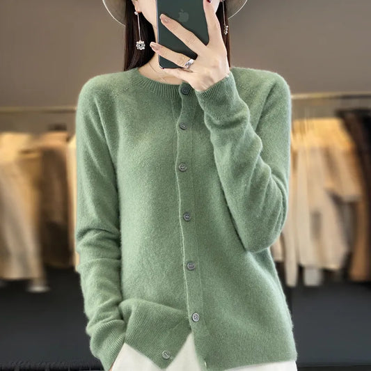 Ida™ Mysig Ull Cardigan