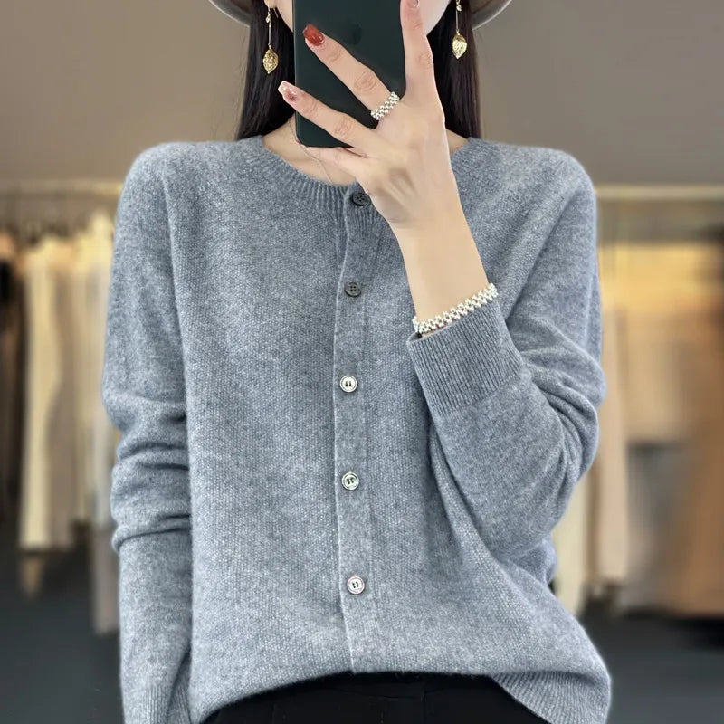 Ida™ Mysig Ull Cardigan